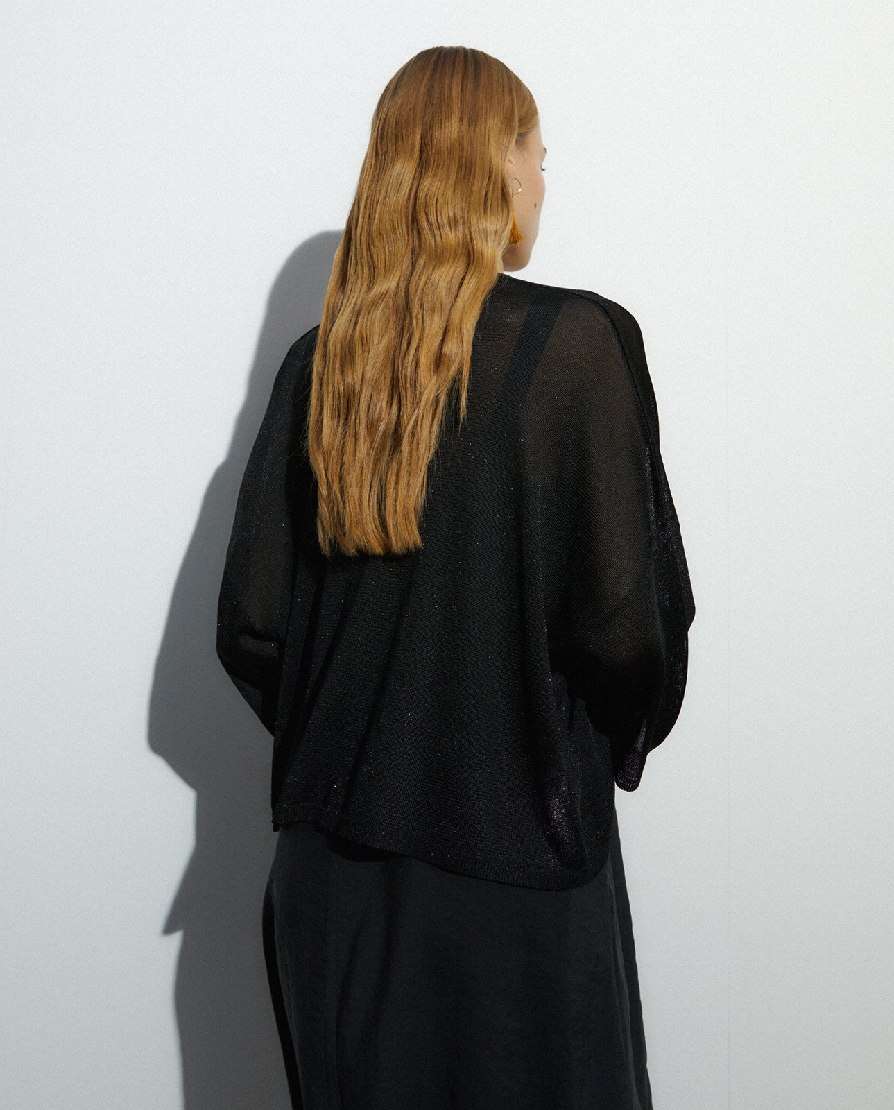 Cárdigan de mujer manga francesa ancha