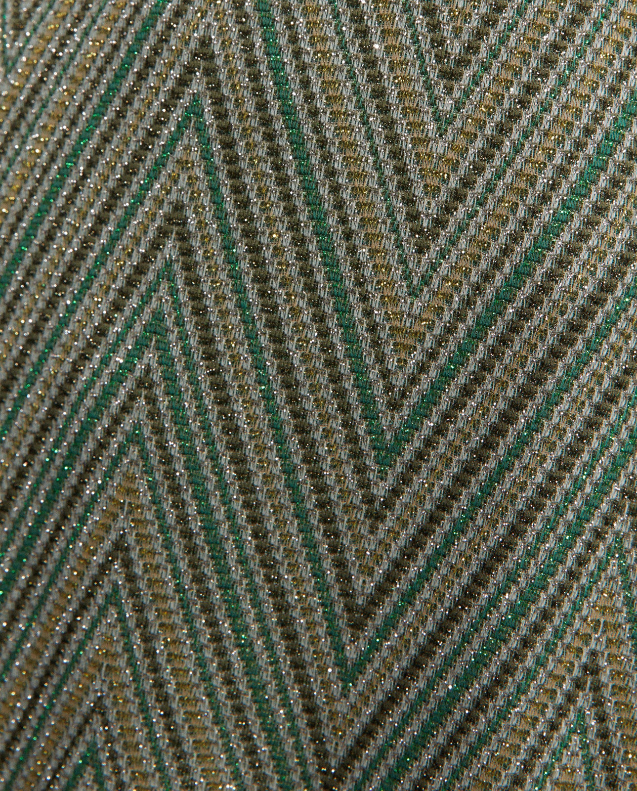 Vestido largo de punto estampado forrado