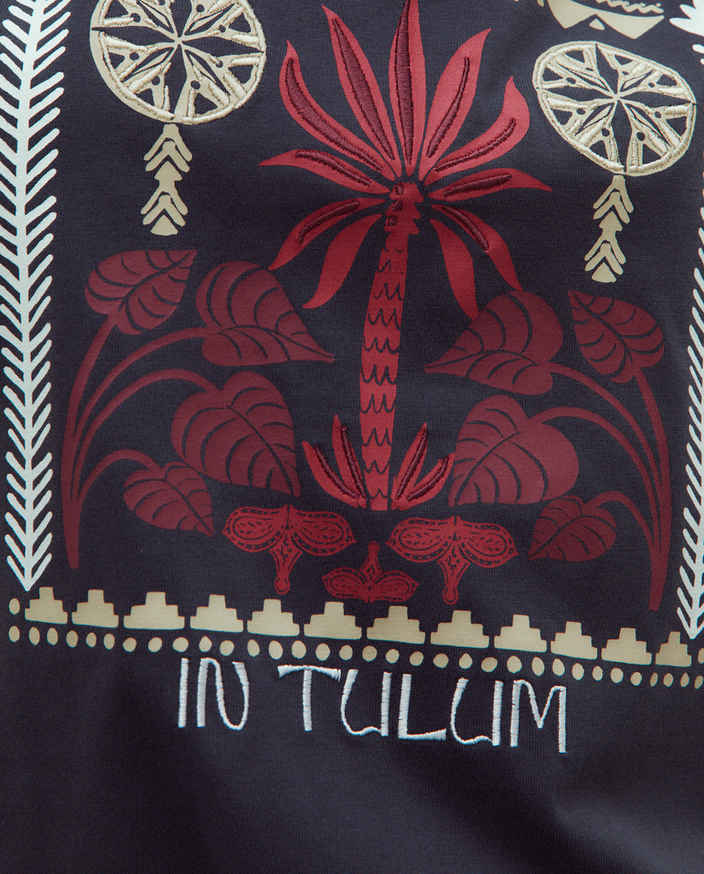 Camiseta de mujer cuello redondo print frontal