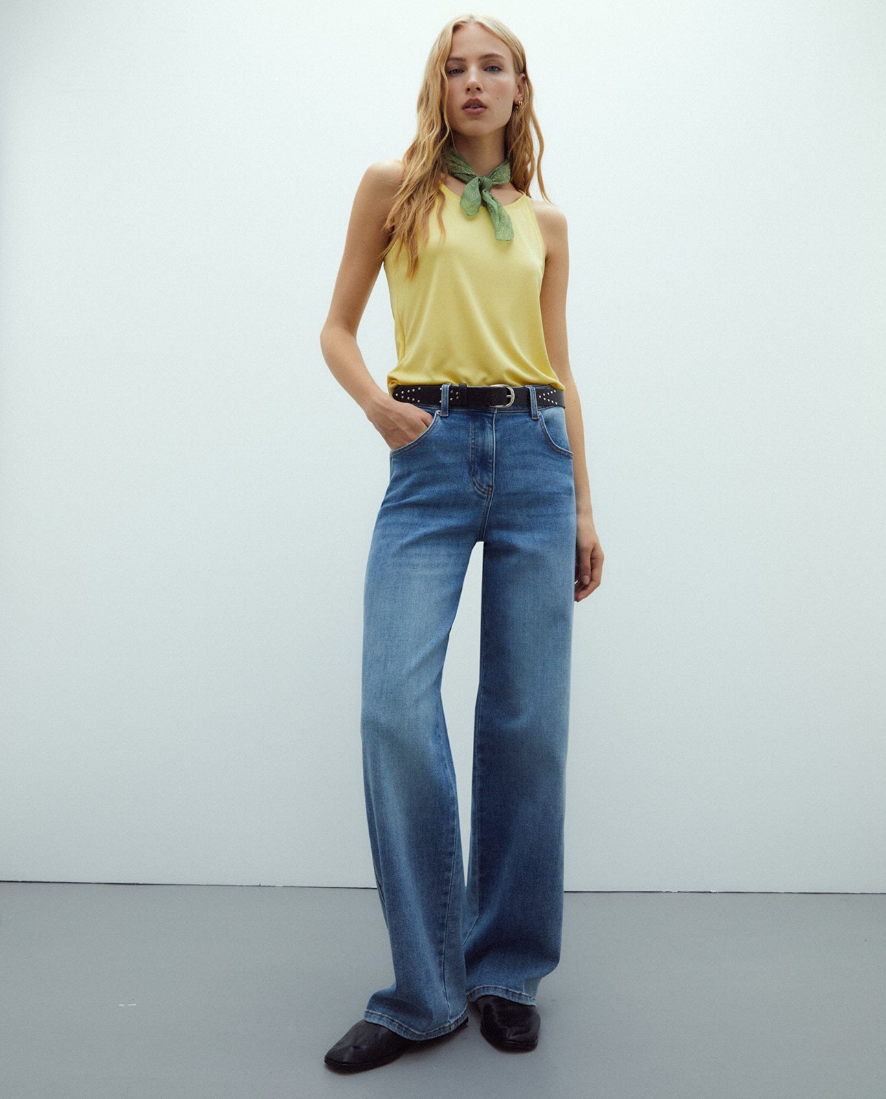 Camiseta de mujer canalé modal tirantes