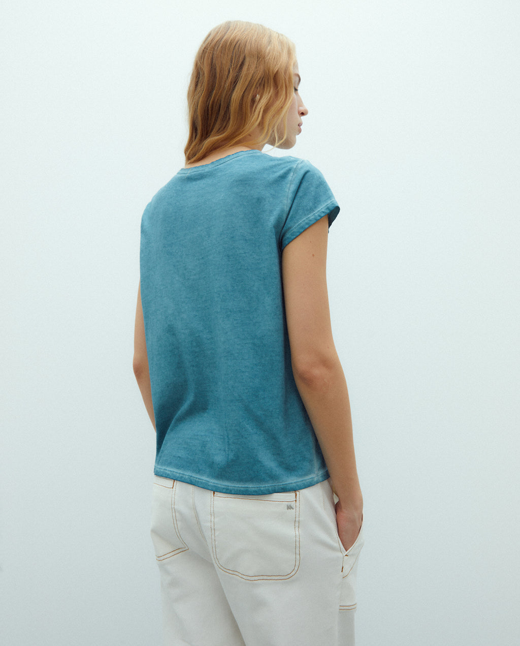 Camiseta de mujer manga corta print frontal