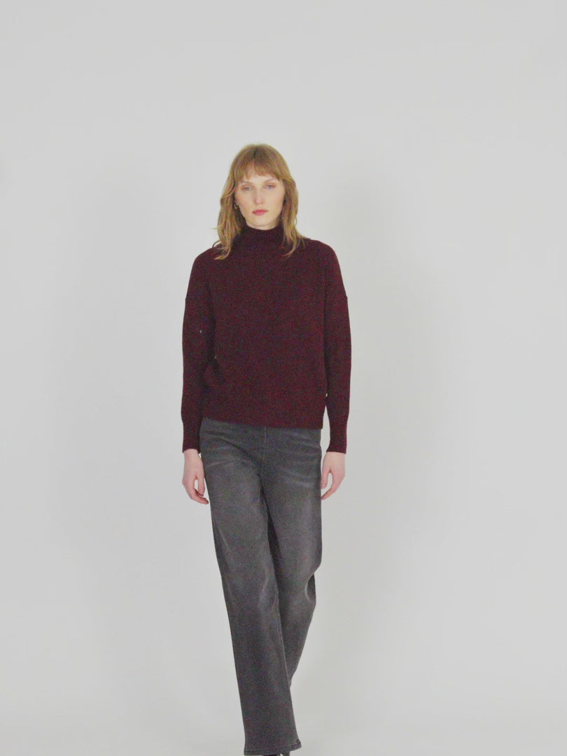 Basic Rollkragenpullover für Damen