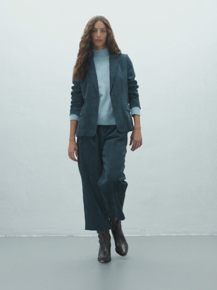 Blazer de mujer de pana forrada